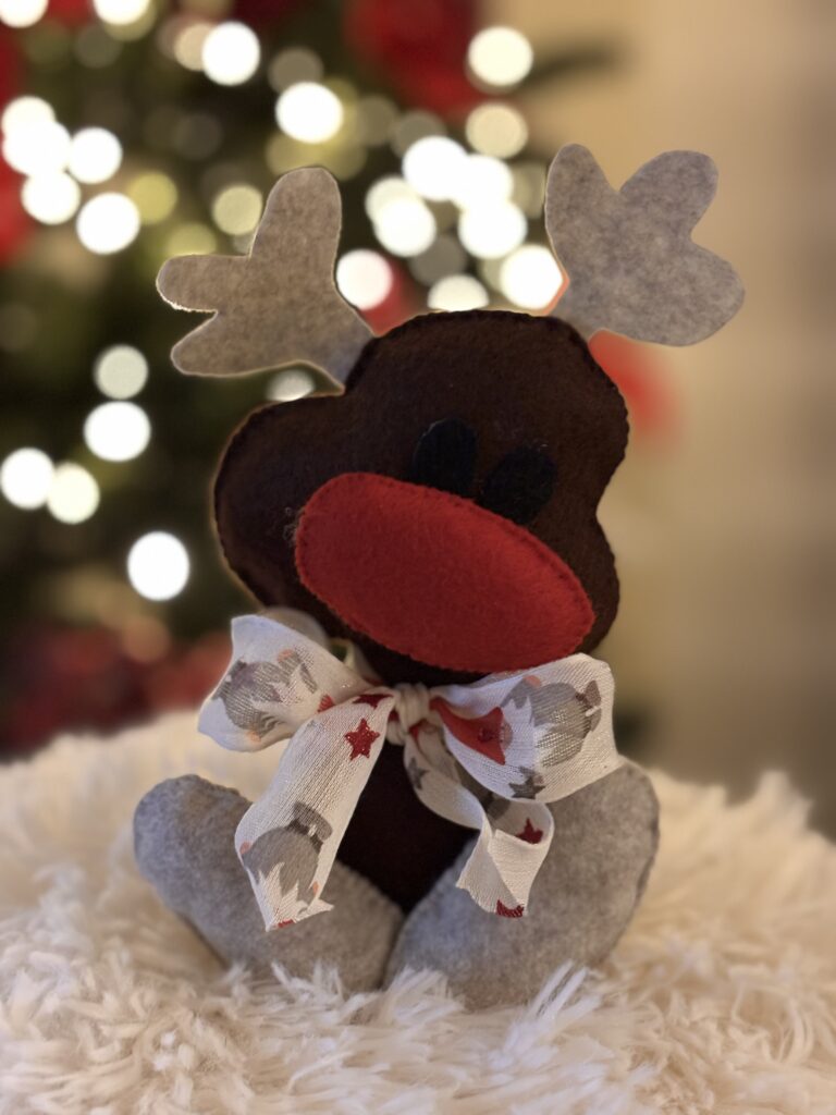 renna natale marrone