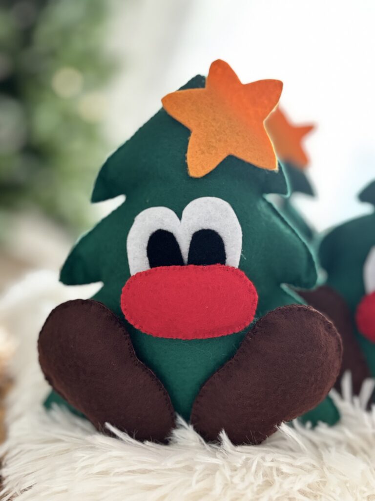 Pupazzo Albero di Natale in pannolenci